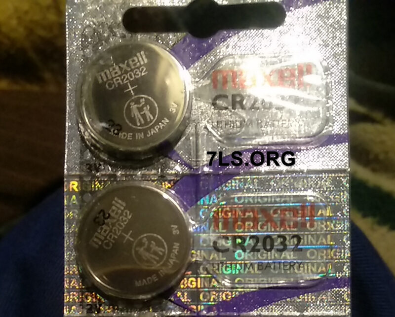 Maxell CR2032 3V Lityum Düğme Pil